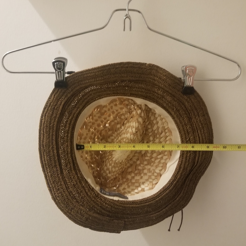 San Diego Hat Company All Natural 2-tone Packable Floppy Straw Hat - Picture 6 of 8